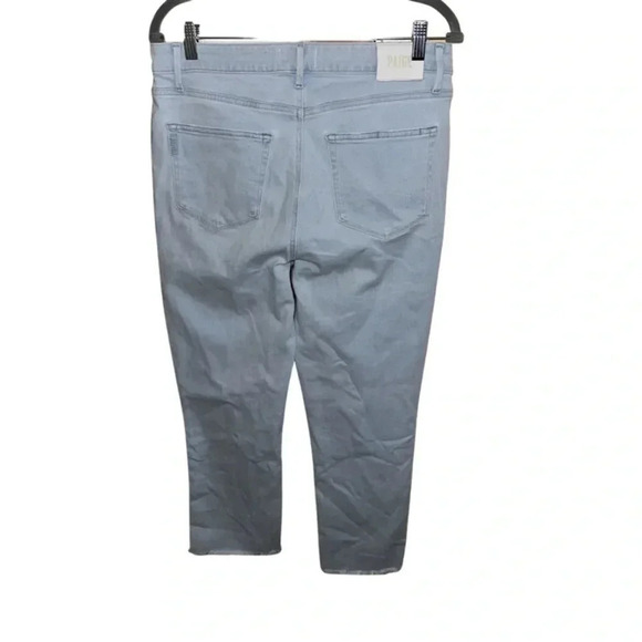 Paige Cindy Crop Light Wash Kokomo Live Hem Jeans Size 31 - Picture 8 of 12